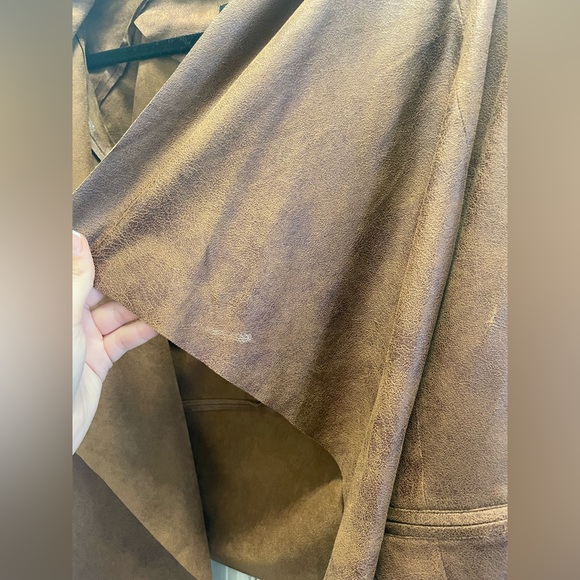 Worthington Faux Leather Shall / Cardigan - Picture 5 of 5